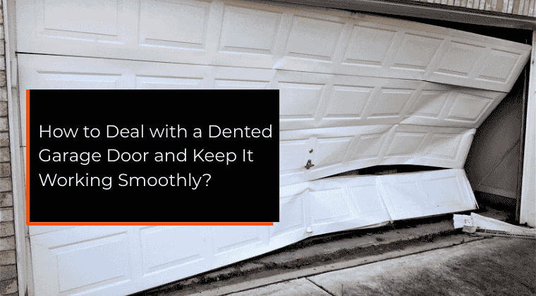 Dented Garage Door