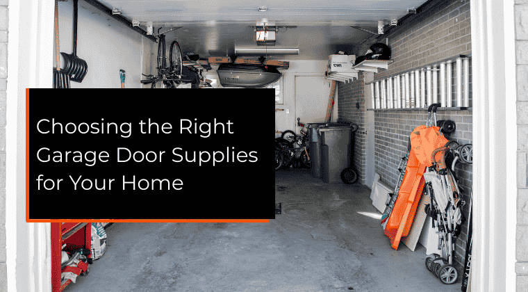 garage door supplies