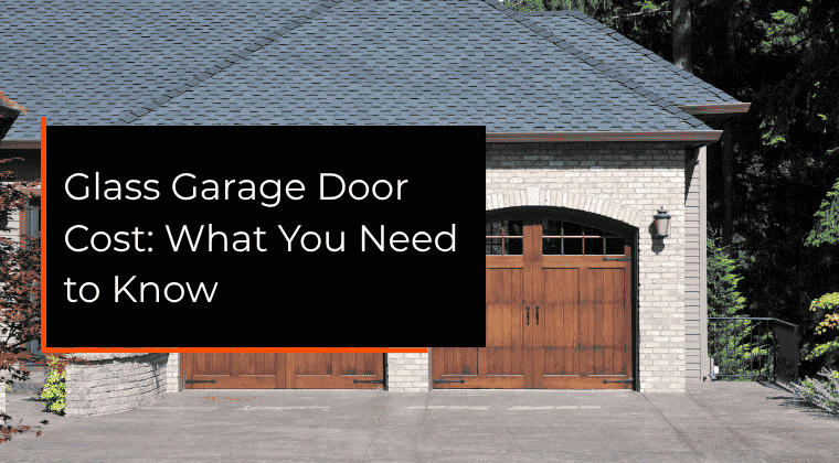 glass garage door cost