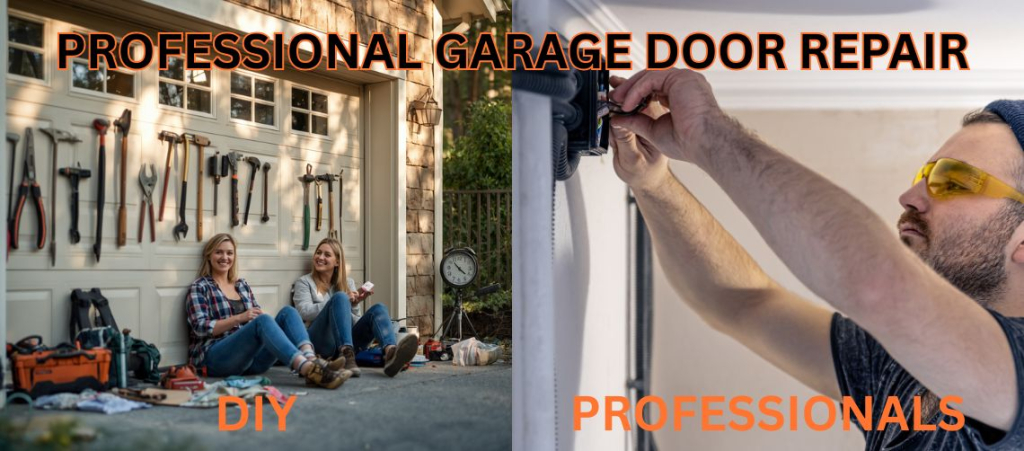 professional garage door repair vs diy what is safer and more cost-effective?